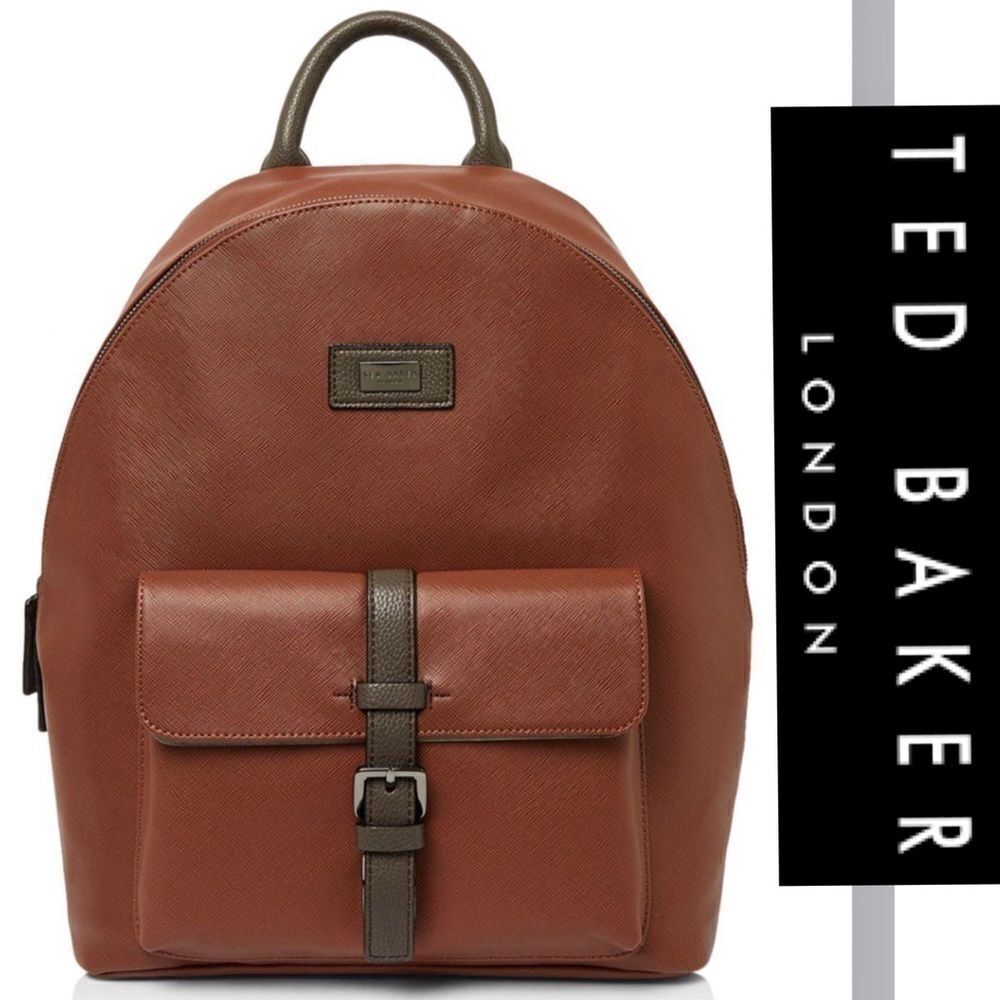 TED BAKER LONDON Eazey Faux Leather Textured Backpack